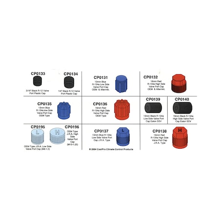 A & I Products Universal Service Port Cap Kit 9" x4.5" x1.5" A-CP4016